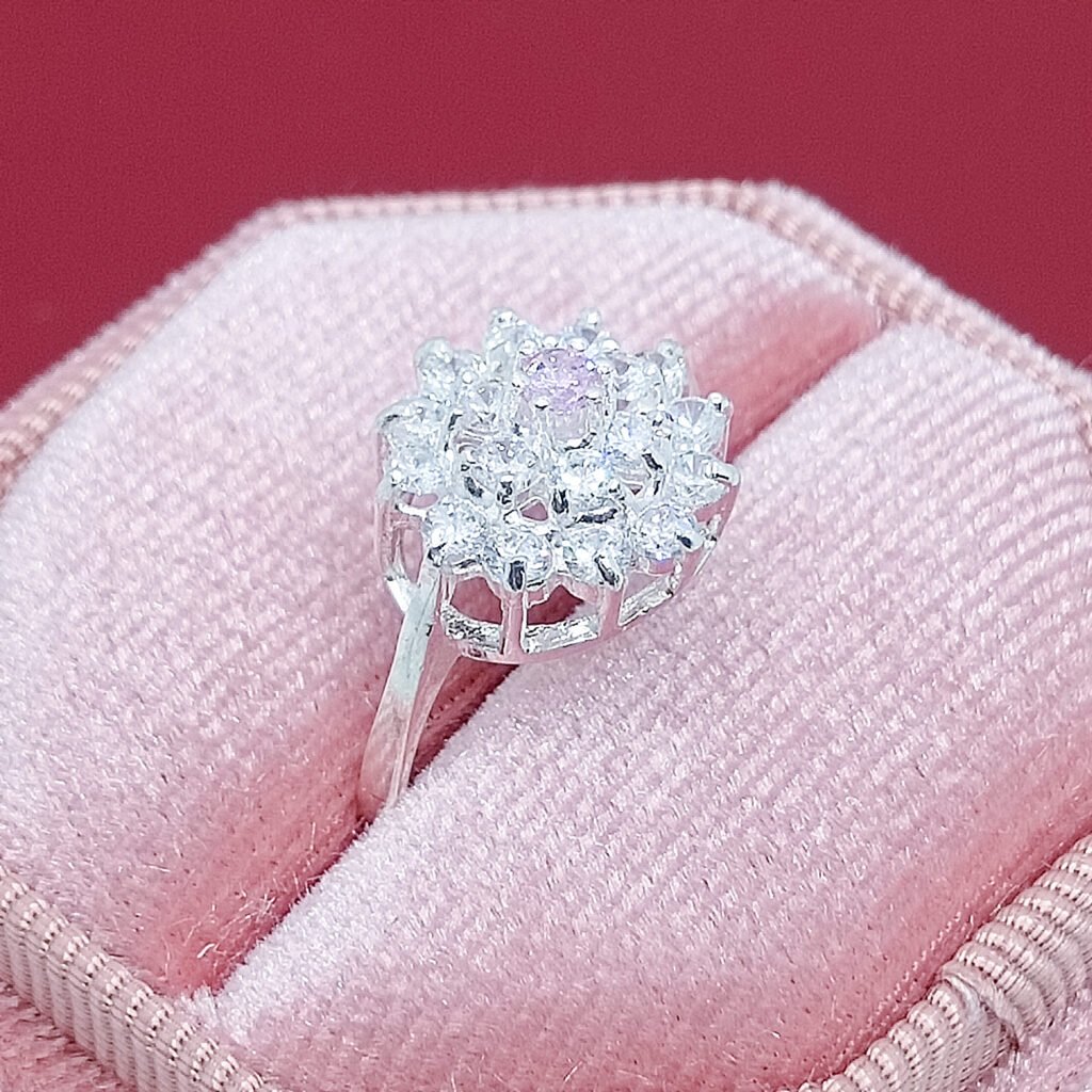 Anillo Crisantemo Plata .925