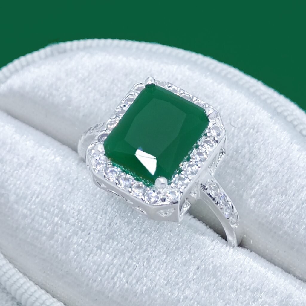 Anillo Akhdar Plata .925