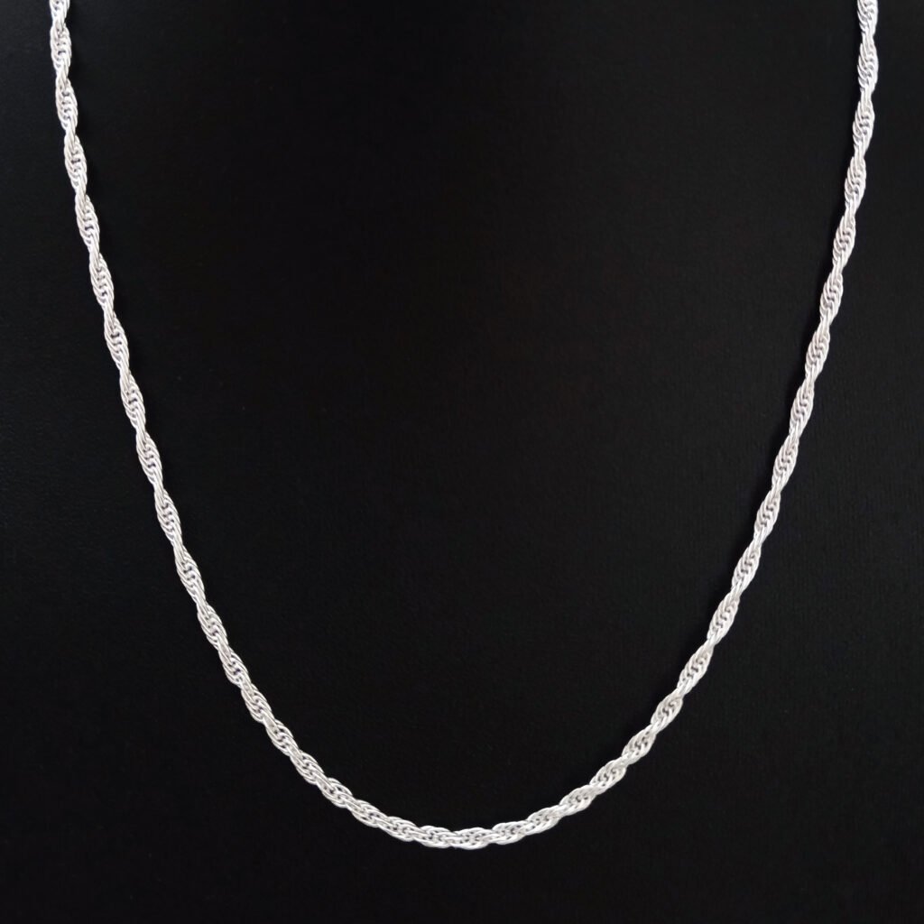 Cadena Torzal 2.5mm Plata .925