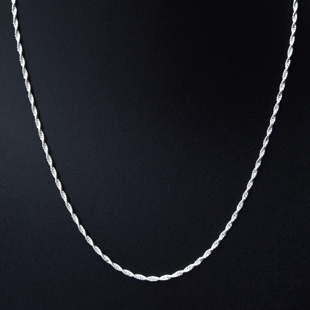 Cadena Torzal 2mm de Plata .925
