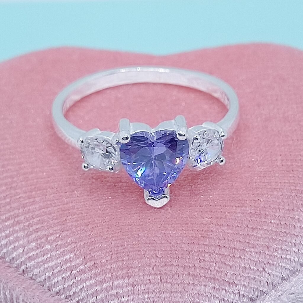Anillo Eliana Lila de Plata .925