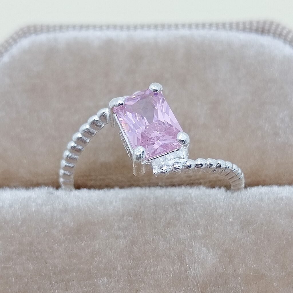 Anillo Lena Pink de Plata .925