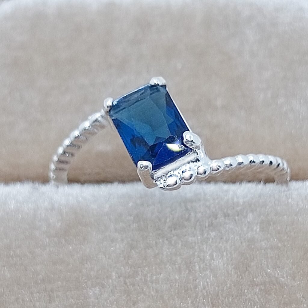 Anillo Lena Blue de Plata .925