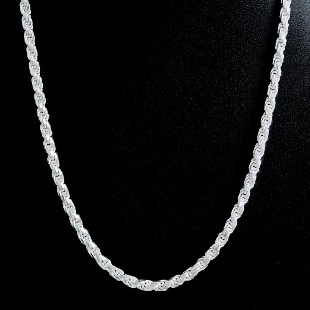 Cadena Torzal 4.5mm Plata .925