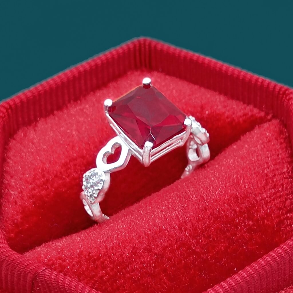 Anillo Helga Red Plata .925