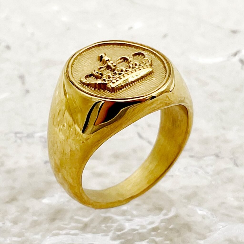 Anillo Krone de Acero Inoxidable