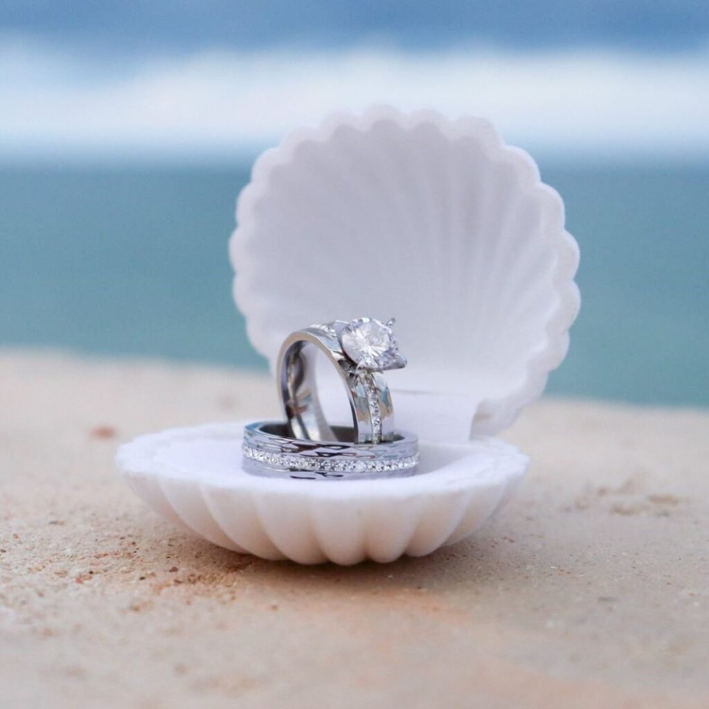 Anillos Duo Mariette De Acero Inoxidable