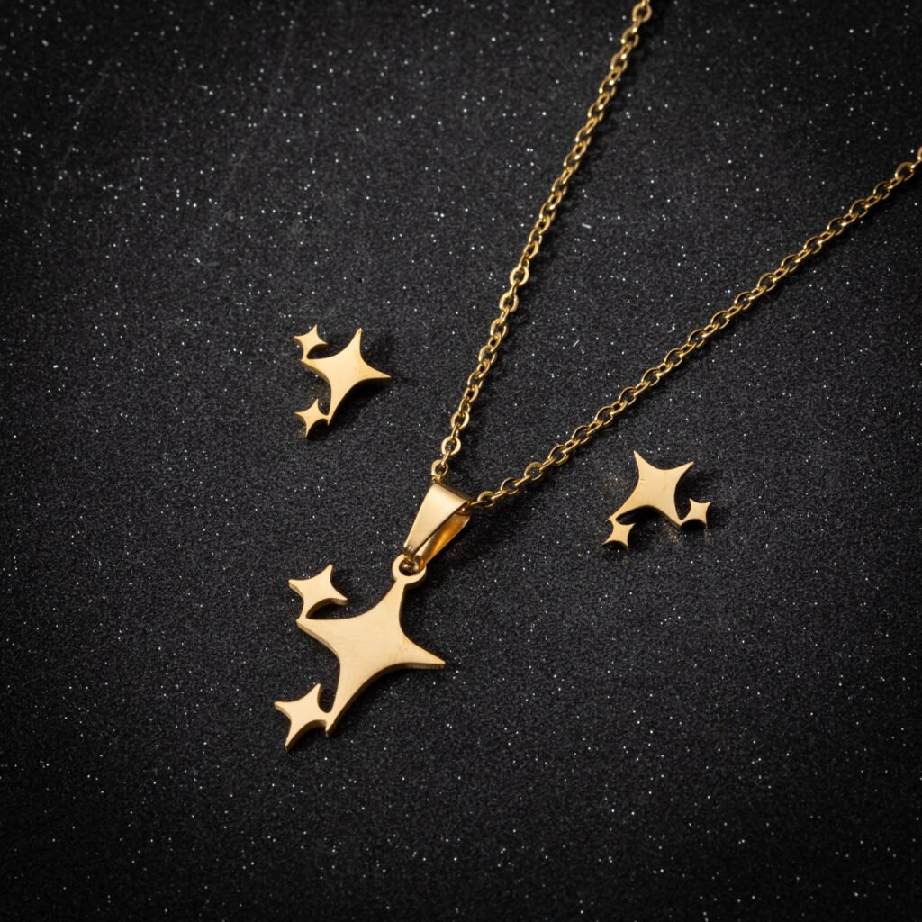 Conjunto Twinkle de Acero Inoxidable