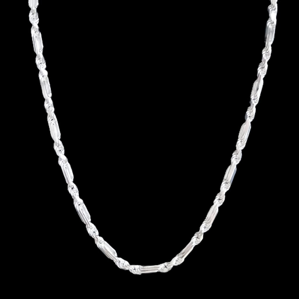 Cadena Torzal Figaro 5mm Plata .925