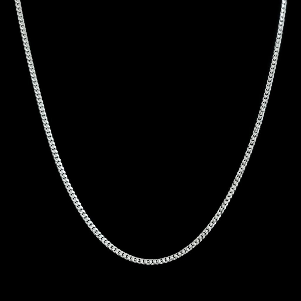 Cadena Barbada 3mm Plata .925