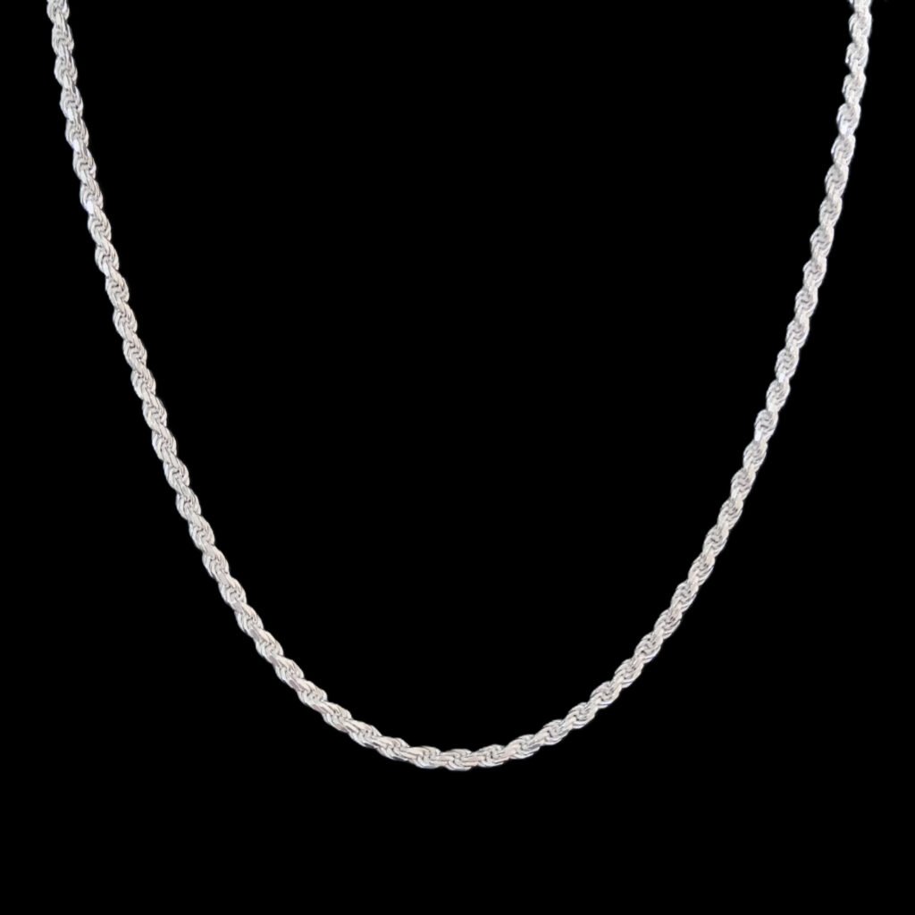 Cadena Torzal 3.3mm Plata .925