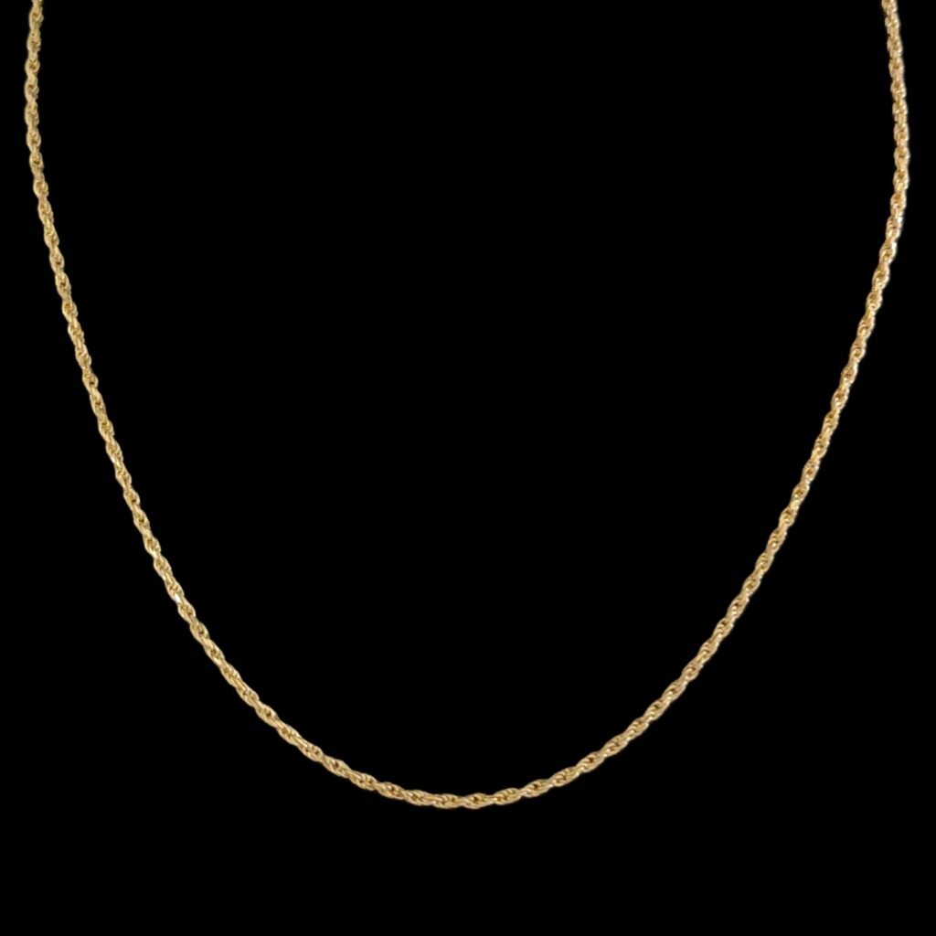Cadena Torzal 45cm*2mm de Oro 10k