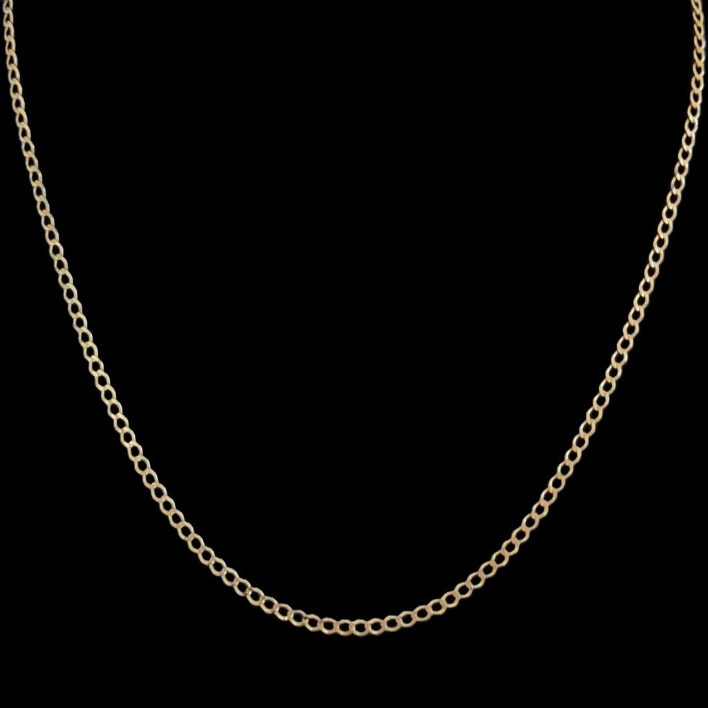 Cadena Cubana 50cm*2.8mm de Oro 10k