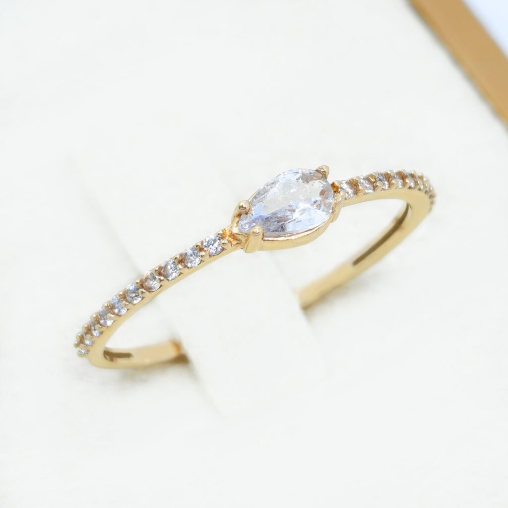 Anillo Samadhi de Oro 10k - Talla 7