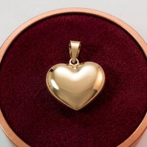 Dije Corazon Soplado IV Oro 10k