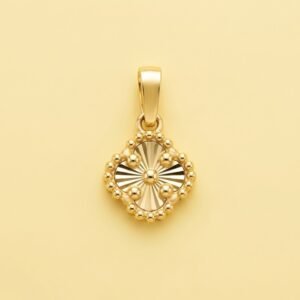 Dije Trebol Mini Oro 10k