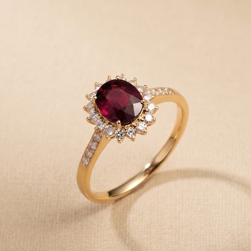 Anillo Royal Rojo de Plata .925