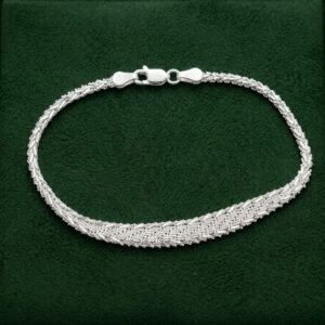 Pulsera Boleada Troya de Plata .925