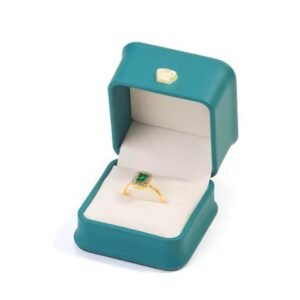 Estuche Para Anillo York Turquesa