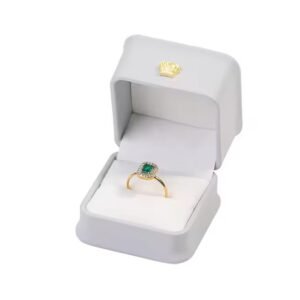 Estuche Para Anillo York Gris