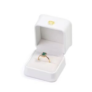 Estuche Para Anillo York Blanco