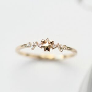 Anillo de Dama Estrellitas de Plata .925
