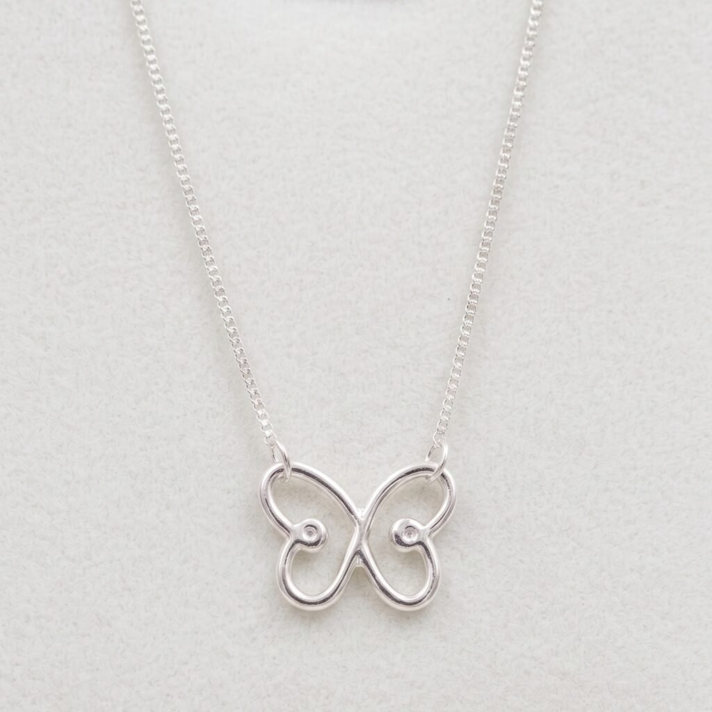 Collar Mariposa Irene de Plata .925