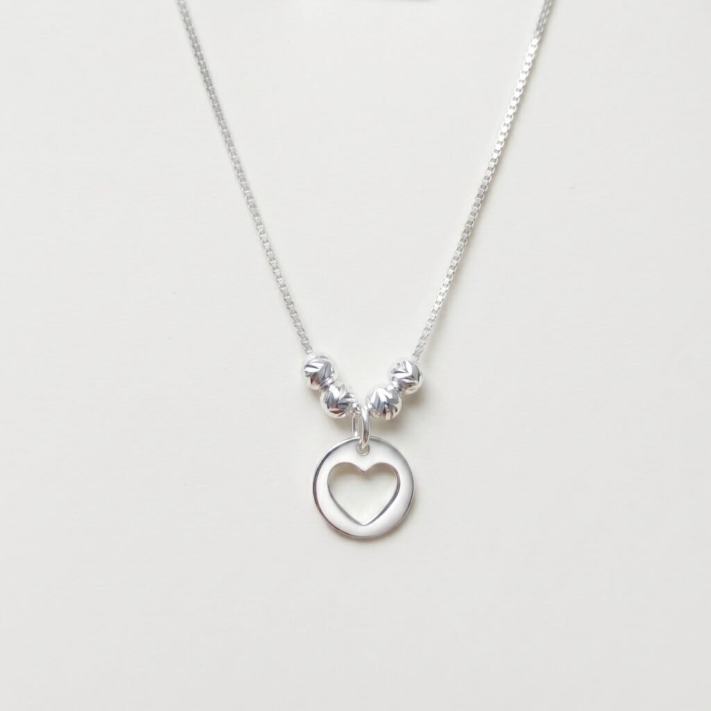 Collar Corazon Luan de Plata .925