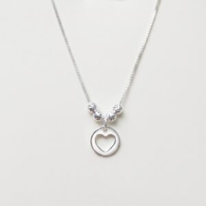 Collar Corazon Luan de Plata .925