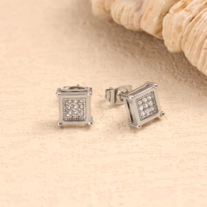 Aretes Cube de Acero Inoxidable