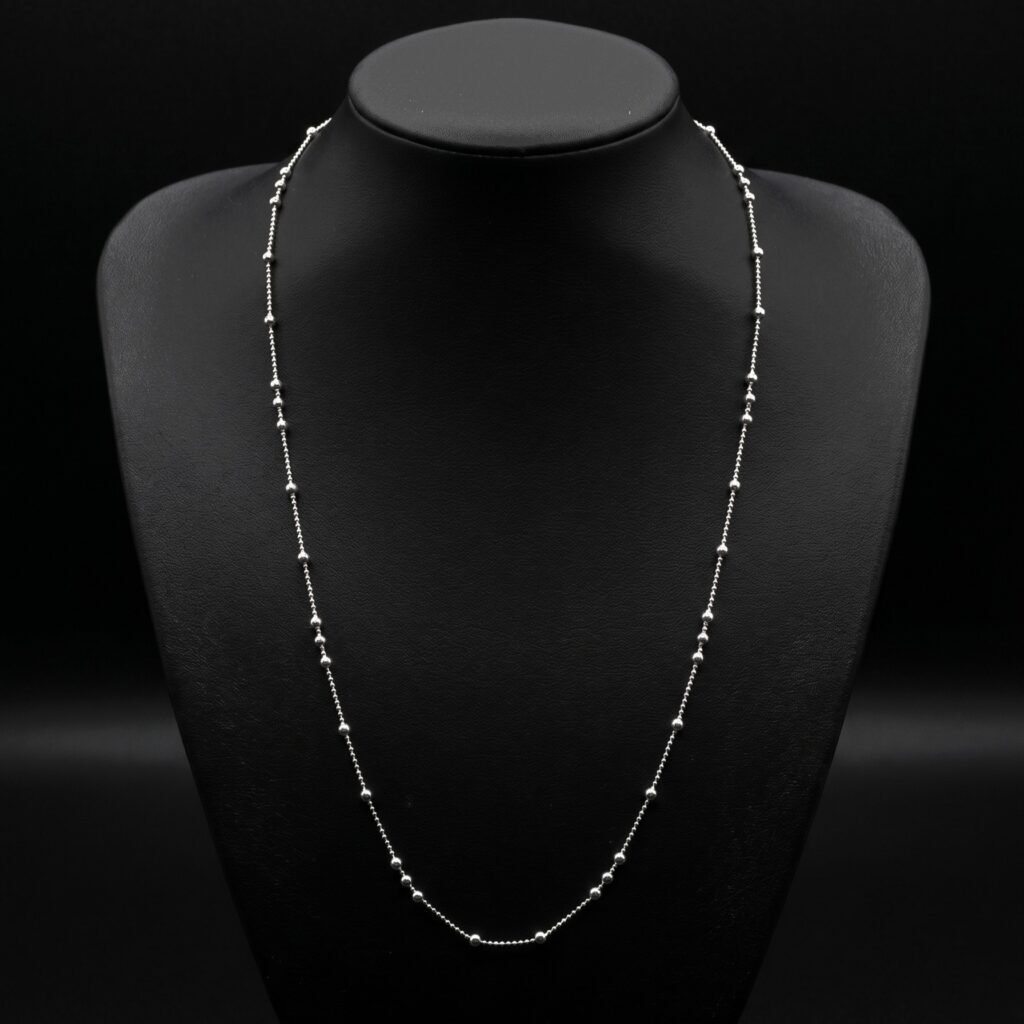 Cadena Balines 3,1,1 60cm de Plata .925