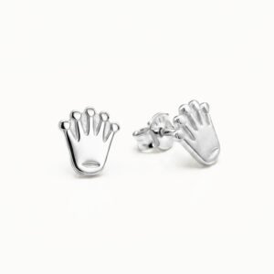 Aretes Corona de Plata .925