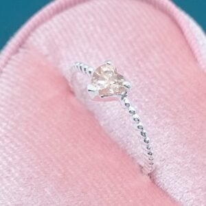 Anillo Ella Ambar de Plata .925