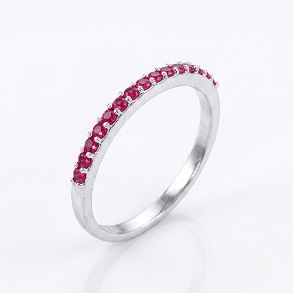 Anillo Carla Fucsia de Plata .925