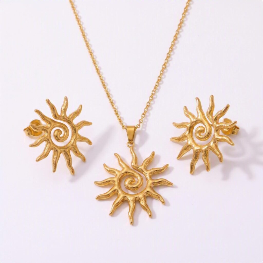 Conjunto Sunrays de Acero Inoxidable