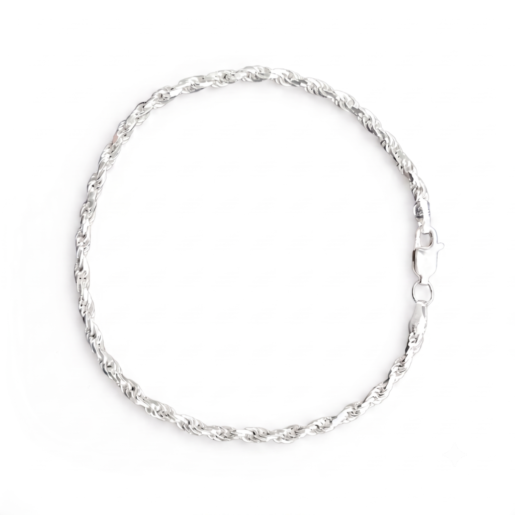 Pulsera Torzal 2.8mm de Plata .925