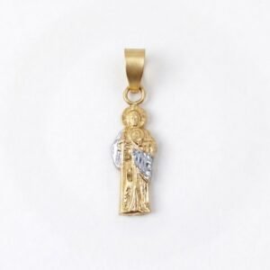 Dije San Judas Tadeo 25mm de Oro 10k