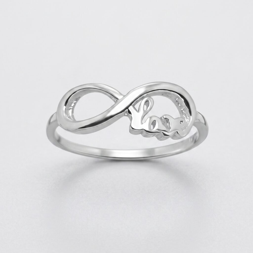 Anillo Infinity Love de Plata .925