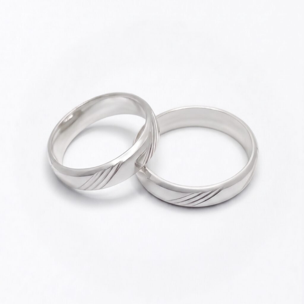 Anillos (Par) Vera de Plata .925