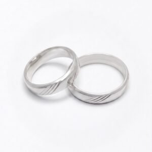 Anillos (Par) Vera de Plata .925