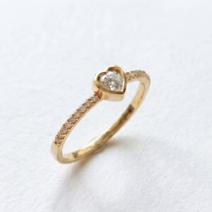 Anillo Maylira Heart de Oro 10k